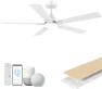 Thumbnail Smart Ceiling Fan with Lights — Smart Fan, Hoenofly