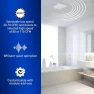 Thumbnail WhisperGreen Select Dual Speed Ceiling Mount Exhaust Fan, Designer Grille — Smart Fan, Panasonic