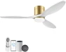 Thumbnail Wood Smart Ceiling Fan with Light and Remote — Smart Fan, cumilo