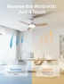 Thumbnail Smart Ceiling Fan with Lights — Smart Fan, Dreo