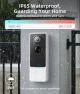 Thumbnail 2K HD Wireless Video Doorbell Camera — Video Doorbell, Andyssey