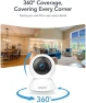 Thumbnail 2K WiFi Indoor Camera with 360° Motion Detection — Security Camera, GNCC