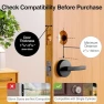 Thumbnail 3 in 1 Door Lock with Fingerprint, WiFi, Keyless Entry Smart Deadbolt, 2K HD Camera — Smart Lock, GHome Smart