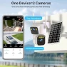 Thumbnail Dual Lens Solar Security Camera 2-Pack — Security Camera, Luovisee