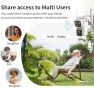 Thumbnail Dual Lens Solar Security Camera 2-Pack — Security Camera, Luovisee