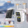 Thumbnail Dual Lens Solar Security Camera 2-Pack — Security Camera, Luovisee