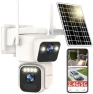 Thumbnail Dual Lens Solar Security Camera 2-Pack — Security Camera, Luovisee