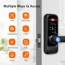 Thumbnail Smart Lock with Camera, 3D Face Recognition Palm Vein Fingerprint Keypad Access, Video Doorbell, WiFi Electronic Handle — Smart Lock, Jacchozhi