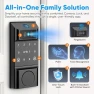 Thumbnail Smart Lock with Palm Vein, Facial Recognition & Fingerprint Keyless Entry — Smart Lock, MYPIN