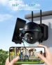 Thumbnail Solar Security Cameras Wireless Outdoor, 360° View, Solar Powered — Security Camera, ZUMIMALL