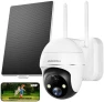 Thumbnail Solar Security Cameras Wireless Outdoor, 360° View, Solar Powered — Security Camera, ZUMIMALL