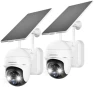 Thumbnail Solar Security Cameras Wireless Outdoor, 360° View, Solar Powered — Security Camera, ZUMIMALL