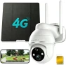 Thumbnail Solar Security Cameras Wireless Outdoor, 360° View, Solar Powered — Security Camera, ZUMIMALL