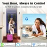 Thumbnail WiFi Door Lock with Camera- Video Doorbell, Deadbolt Smart Lock with RFID Fingerprint Keypad Code, Electronic Digital... — Smart Lock, Dhiedas