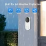 Thumbnail Wireless Doorbell Camera with Rechargeable Battery — Video Doorbell, Noorio