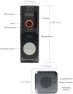 Thumbnail Wireless PTZ Doorbell Camera with Chime — Video Doorbell, Assemer