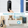 Thumbnail Wireless Video Doorbell Camera with Chime — Video Doorbell, Taishixing