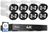 Thumbnail 4K PTZ Wired Security Camera System with 8 Cameras and DVR — Security Camera, Hiseeu