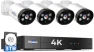 Thumbnail 4K PTZ Wired Security Camera System with 8 Cameras and DVR — Security Camera, Hiseeu