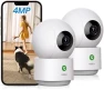 Thumbnail 4MP Security Camera Indoor 2.5K Baby Monitor Pet Camera 360° for Home Security — Security Camera, AOSU