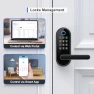 Thumbnail Bluetooth Fingerprint Smart Lock with Handle & Keypad — Smart Lock, samtechT
