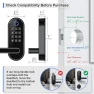 Thumbnail Bluetooth Fingerprint Smart Lock with Handle & Keypad — Smart Lock, samtechT