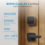 Thumbnail Bolt Fingerprint Wi-Fi Smart Lock with Handle — Smart Lock, ULTRALOQ