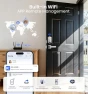 Thumbnail Built-in Wi-Fi Fingerprint Smart Lock with Lever Handle Set — Smart Lock, Veise