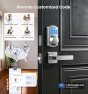 Thumbnail Built-in Wi-Fi Fingerprint Smart Lock with Lever Handle Set — Smart Lock, Veise