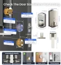 Thumbnail Built-in Wi-Fi Fingerprint Smart Lock with Lever Handle Set — Smart Lock, Veise