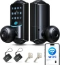 Thumbnail Built-in Wi-Fi Smart Lock with Knob — Smart Lock, Veise