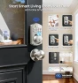 Thumbnail Built-in WiFi Fingerprint Smart Lock with 2 Knobs — Smart Lock, Veise