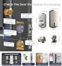 Thumbnail Built-in WiFi Fingerprint Smart Lock with 2 Knobs — Smart Lock, Veise