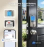 Thumbnail Built-in WiFi Fingerprint Smart Lock with 2 Knobs — Smart Lock, Veise
