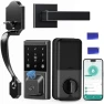 Thumbnail Deadbolt Lock with Two Lever Handles — Smart Lock, IBLOG
