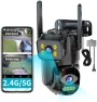 Thumbnail Dual Lens WiFi Security Camera Outdoor — Security Camera, LETSCEE