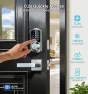 Thumbnail Fingerprint App Control Smart Lock with Heavy-Duty Zinc Alloy Handles — Smart Lock, Veise