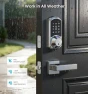 Thumbnail Fingerprint App Control Smart Lock with Heavy-Duty Zinc Alloy Handles — Smart Lock, Veise