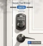 Thumbnail Fingerprint Door Lock with Lever Handles — Smart Lock, Veise
