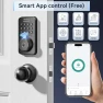 Thumbnail Fingerprint Keypad Deadbolt with Knob Set — Smart Lock, Ulecoce