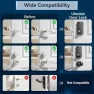 Thumbnail Fingerprint Keypad Deadbolt with Knob Set — Smart Lock, Ulecoce