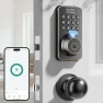 Thumbnail Fingerprint Keypad Deadbolt with Knob Set — Smart Lock, Ulecoce