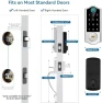 Thumbnail Fingerprint Smart Door Lock with Handle Set — Smart Lock, HARFO
