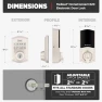 Thumbnail HomeConnect 620 Z-Wave Long Range Enabled Keypad Smart Lock — Smart Lock, Kwikset