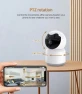 Thumbnail Indoor Pan-Tilt Smart Security Camera with Motion Tracking — Security Camera, Bawofu