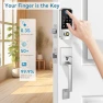 Thumbnail Keyless Entry Door Deadbolt with Handle Set — Smart Lock, BEBASIA
