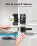 Thumbnail Keyless Entry Door Lock with 2 Lever Handles — Smart Lock, Zowill