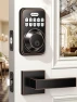 Thumbnail Keyless Entry Door Lock with 2 Lever Handles — Smart Lock, Zowill
