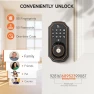 Thumbnail Keyless Entry Door Lock with Camera Fingerprint Smart Door Lock with App Remote Control — Smart Lock, YHV