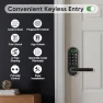 Thumbnail Keyless Entry Fingerprint Digital Smart Lock with Handle & Keypad — Smart Lock, Dermum